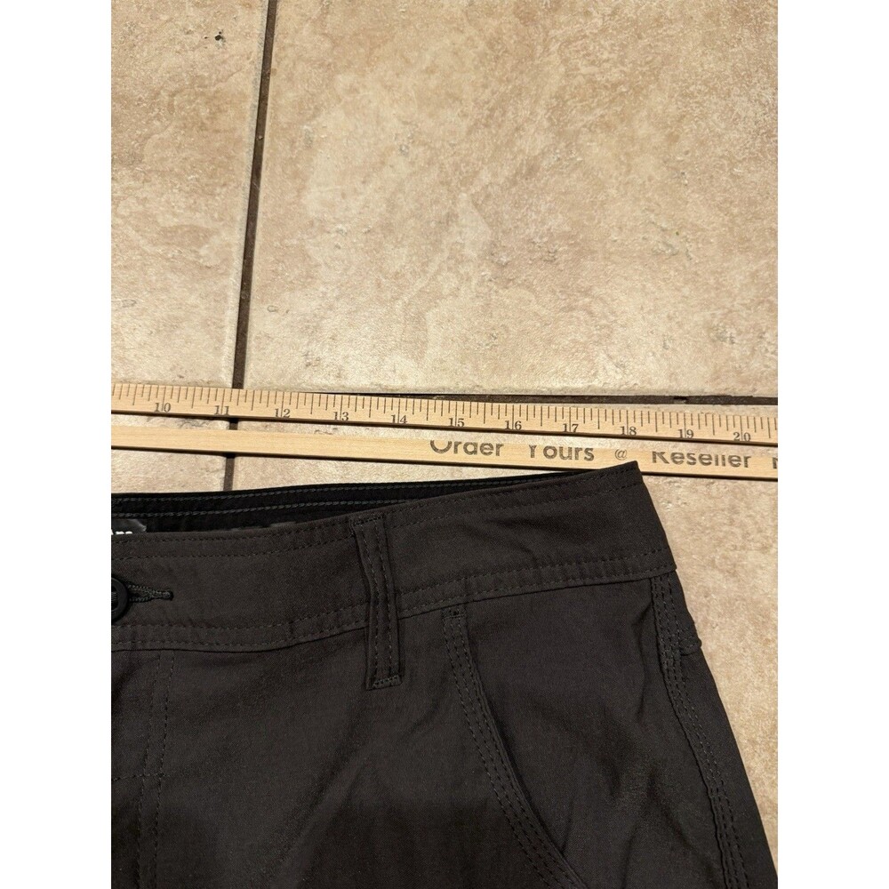prAna Shorts Mens 36 8" Stretch Zion Charcoal Cargo Pockets Belted Hiking - Picture 4 of 7